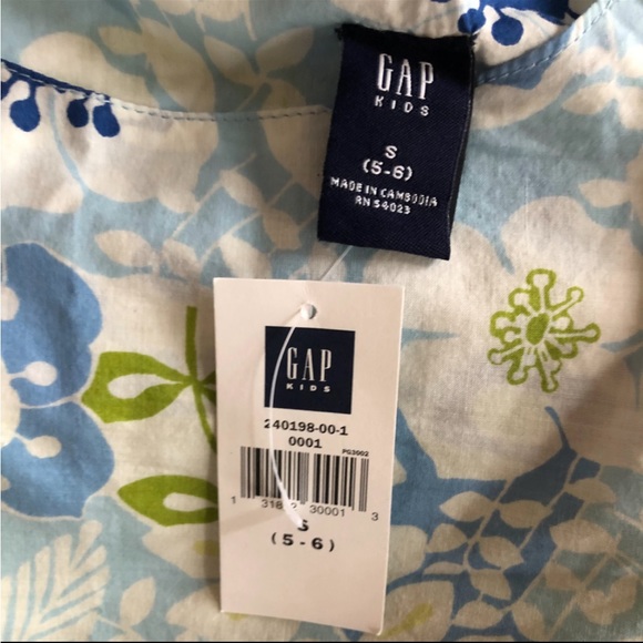 Gap Kids Printed Blue Dress - Picture 3 of 4